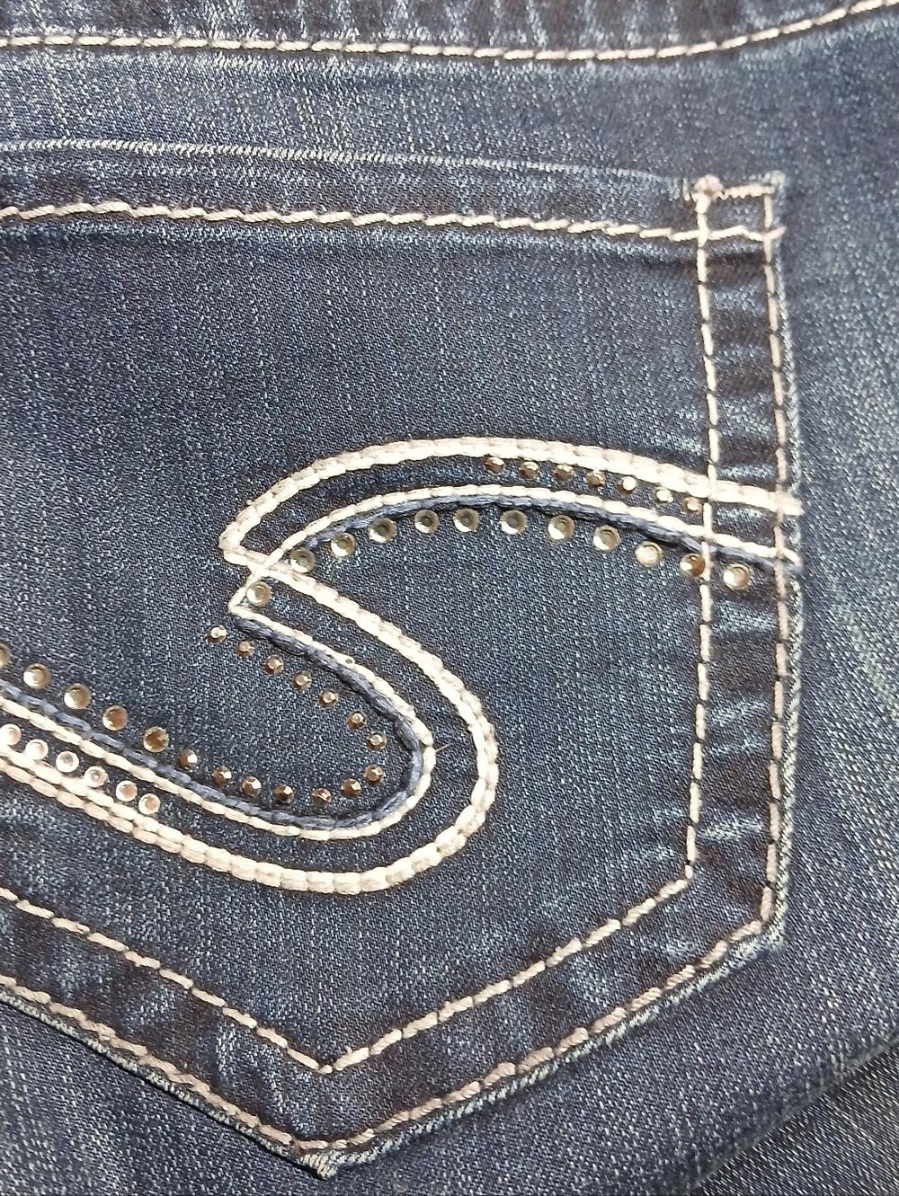 Silver Women's  Jeans Suki Size 28 x 31 Mid Rise Super Skinny Stretch - Picture 12 of 12